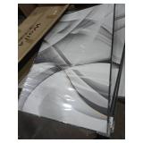 Large Framed Black and White Gold Abstract Lines Wall Art for Living Room, Set of 3 Piece Canvas Paintings Artwork for Walls, Modern Minimalist Lines Art Prints Pictures for Hallway Office Wall Decor 