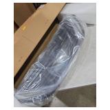 Front Bumper Black Air Intake Grille Replacement Shroud Front Air Intake Grill Replacement Kit Compatible with 2016 2017 2018 Nissan Altima Sedan