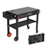 Blackstone Portable Grill Table - Movable Stand for 17 or 22 inch Griddle with Wheels