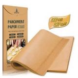 200 Pcs Parchment Paper Sheets, 12 x 16 Inch, Precut Non-Stick Parchment Sheets for Baking, Cooking, Grilling, Air Fryer and Steaming - Unbleached, Fit for Half Sheet Pans