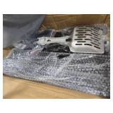 Cat Enclosure Indoor with Litter Box, 4-Tier Metal Wire Cat Cage, DIY Detachable Design for Cats, Kittens & Small Animals, Multi-Level Kennel