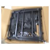 Collapsible Wagon Cart Foldable Beach Wagon with All-Terrain Wheels - 380 LBS Heavy Duty Grocery Cart for Shopping, Beach, Camping, Sports, Garden (Black)