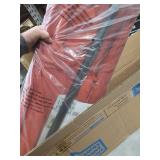 MF Studio 13FT Outdoor Market Umbrella Double-Sided Twin Large Patio Umbrella With Crank, Red