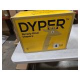 DYPER Baby Diapers Size 4 (144 Count) Plant-Based, Hypoallergenic, Fragrance-Free & Ultra Absorbent Diapers for Day and Overnight Skin Protection, Value Pack Size 4 Diapers