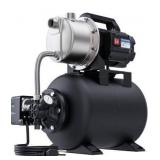 Aquastrong 1.6 HP Shallow Well Pump with Pressure Tank, 1320 GPH, 115V, Stainless Steel Irrigation, Automatic Water Booster Jet Pump for Home, Garden, Lawn