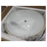 Monaco 19\" Oval Under-Mount Bathroom Sink