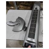 Lasko Wind Curve Tower Fan with Nighttime Setting, Gray/Silver - Gray