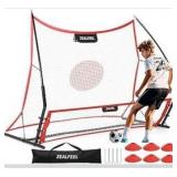 Soccer Rebounder, 2-in-1 Soccer Rebound Net, 6