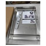 Stainless Steel Reusable Litter Tray Compatible with Petsafe Scoop-Free Self-Cleaning Cat Litter Boxes - Never Absorbs Odor, Stains, or Rusts (Stainless Steel Litter Tray)