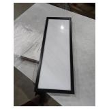 Vittanly 8x24 Picture Frame with Plexiglass - Large Black Poster Frame for Wall Display - Durable PVC Design - 1 Pack