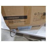 SONGMICS HOME LUIZ Collection - Ottoman Footstool, Round Ottoman, Vanity Chair Stool, Footrest, Reversible Top, Side Table, Max. Load 660 lb, Bedroom Living Room Entryway, Ink Black ULOM080B01