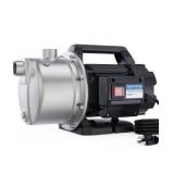 Aquastrong 1.6 HP Portable Shallow Well Pump Garden, 1320 GPH, 115V, Stainless Steel, Sprinkler, Water Transfer Draining Irrigation Pump, for Lawn or Garden