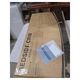 Baby Bassinet, Bedside Bassinet for Baby, 3 in 1 Bassinet Bedside Sleeper with Wheels, Mosquito Net, Adjustable Easy Folding Portable Bed for Infant Newborn (Dark Grey)