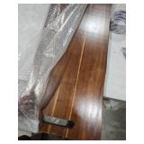 Large Acacia Serving Board with Handles, 36 x 12 Inch Rectangular Charcuterie Platter, Natural Wood Server for Meat, Cheese Board, and Party Appetizers, Extra Long 3ft