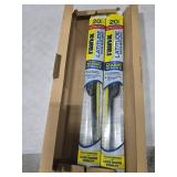Rain-X 810166 Latitude Water Repellency Wiper Blade  20  - 2 Pack