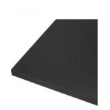 48\" x 24\" x 1/2\" HDPE Plastic Sheet, High Density Polyethylene Sheet Cutting Board Black Solid Block, [for DIY, Home Floor