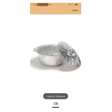 Disposable Aluminum Pot With Lid Complete Set Good to use on Stove (3, Large: 5.5Quartz:13X5 (LXH)), Silver