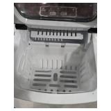 Frigidaire Compact Countertop Ice Maker, Makes 26 Lbs. of Bullet Shaped Ice Cubes Per Day, Silver Stainless