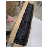 GYUEM Projector Screen with Stand Foldable Portable Movie Screen 120 Inch 16x9, HD 4K Double Sided Projection Movies Screen with Carry Bag for Indoor Outdoor Home Theater Backyard Cinema Travel