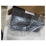 GORILLA GRIP Slip Resistant Tufted Chair Cushions, No Ties Required, Memory Foam Pads for Dining Room Kitchen Table, Office, Rocking Chairs, Plush Seat Cushion Pad, Home Decor, Set of 4, 16x17, Black