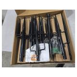 10 Pack String Light Poles,2.8 Ft Light Poles for Outside String Lights,Outdoor Lights Pole with Fork,Metal Poles Stand for Patio Deck Backyard