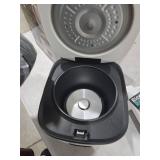 Rice Robot Personal Rice Cooker, PFAS-free, Nonstick. 1 Quart Capacity, with Stainless Steel Steamer Tray, Measuring Cups, Recipe Book with 60 Recipes, and Serving Spoon, As Seen On TV