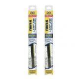 Rain-X 810166 Latitude Water Repellency Wiper Blade  20  - 2 Pack