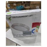 ASD 18 Inch LED Flush Mount Ceiling Light Fixture for Bedroom, 35W 1992LM 5CCT 2700K-5000K, Triac Dimmable Lights, Dining, Living Room, Kitchen Lamps, Modern Home Lighting Fixtures, Nickel, ETL