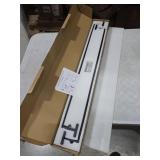 NearMoon Towel Bar, Bath Accessories Premium Thicken Stainless Steel Square Shower Towel Rack for Bathroom, Towel Holder Wall Mounted (2 Pack, Matte Black