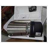 CO-Z 4L Brushed Stainless Steel Countertop Distiller Machine, Home Distilled Water Maker with Glass Pot, Purifier to Make Clean Water