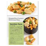 NUTS U.S. - Oriental Rice Crackers With Green Peas | Non-GMO and Cholesterol Free | Vegan | Soy and Chili Flavor | Crunchy Baked Snacks | Packed in Resealable Bag!!! (1 LB)