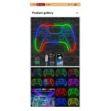 Game Room Decor Neon Lights for Bedroom, 16.7x11.8 Inch Neon Signs for Wall Decor Gaming Lights App Control Dimmable Led Signs for Bedroom Wall Light as Gamer Gifts GamePad Neon Sign