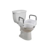 Bath SafetyRaised Toilet Seat Product Description: Elev.Toilet Seat w/ RemArms,RTL,1 EA