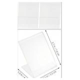 Shape Acrylic Qr Code Card Holders for Display Name Card Holder 3pcs.