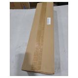 uxcell Stretchable Shower Curtain Rod Rack, Stainless Steel U Shaped Shower Curtain Rod No Drill for Bathroom Bathtub, 100cm/40\" Width, Black