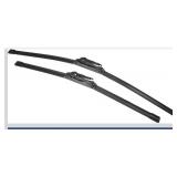 X AUTOHAUX 2pcs 28\"+21\" Silicone Front Windshield Wiper Blade for Mercedes-Benz ML-Class W164 2005-2011 Windscreen Wiper OE Replacement Set All-Seasons Pinch-Tab