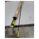 Fiberglass Practice Arrows Archery 26Inch Target Shooting Safety Recurve Bows Suitable for Youth Children Woman Beginner 12 PCS