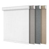 Blackout Roller Shades for Windows,Cordless,Linen Fabric Size 20\"wx72\"H