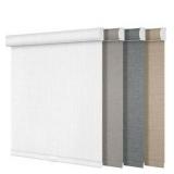 Blackout Roller Shades for Windows,Cordless,Linen Fabric Size 20\"wx72\"H