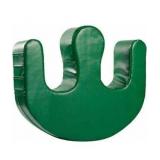 ERRULAN Bedridden Patient Turning Device, Elderly U Shape Turning Pillow, Anti-Decubitus Nursing Products with Handles, PU Leather Case Waterproof Detachable(Green)