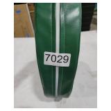 ERRULAN Bedridden Patient Turning Device, Elderly U Shape Turning Pillow, Anti-Decubitus Nursing Products with Handles, PU Leather Case Waterproof Detachable(Green)