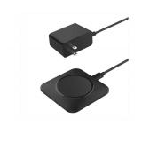 Belkin BoostCharge Pro 15W Universal Easy Align Wireless Charging Pad, Fast Qi Charger, Large Charging Pad for Apple iPhone, Samsung Galaxy, Apple AirPods Pro, and Other Devices - Black