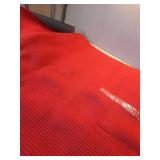 Red rug Textured 58 in x 47 in