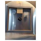 Modern Fractal Metal Wall Art - 29 inch Round Clock  - Retail: $89