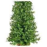 Artificial Boxwood Topiary Tree with Burlap Base