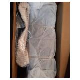 Memory Foam Filled Bean Bag Chair with Corduroy Cover Cream - Room Essentials - Retail: $85