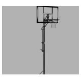 Spalding 44 in Portable Basketball Hoop (MISSING POST) - Retail: $300