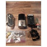 Kwikset HALO Satin Nickel Keypad WiFi Electronic Single-Cylinder Smart Lock Deadbolt featuring SmartKey Security - Retail: $179