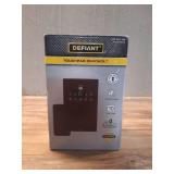 DefiantSquare Matte Black Compact Touch Electronic Single Cylinder Deadbolt