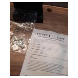 2 ft. Prelit Boxwood Porch Artificial Christmas Tree with Black Pot and Warm White Lights